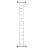 Лестница Новая высота 4-х секционная шарнирная бытовая 4х3