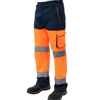 Брюки рабочие сигнальные Delta Plus (PHPA2OMXX) 56-58 рост 188-196 см цвет флуоресцентный оранжевый
