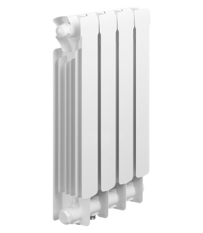 Радиатор биметаллический 3/4" Rifar Base Ventil 500, 4 секции, с правым нижним подключением