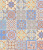 Плитка напольная Axima Валенсия Люкс синяя 400x400x9 мм (10 шт.=1,6 кв.м)