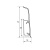 Плинтус ПВХ напольный Winart 72 мм бронберг беж 2200 мм Г-профиль со съемной панелью