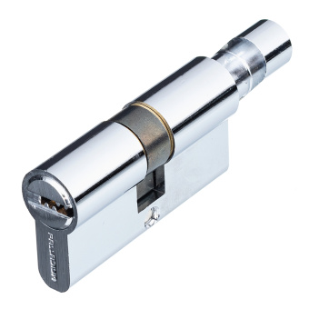 Цилиндр Palladium 60 C BK CP 60 (30х30) мм ключ-вертушка хром