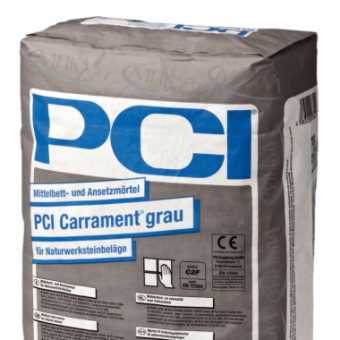 Эластичный плиточный клей PCI Carrament серый