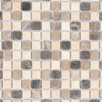 Мозаика Caramelle Pietra Mix 1 из натурального камня 298х298х4 мм матовая