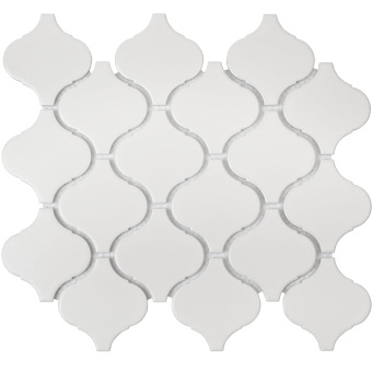 Мозаика STARMOSAIC Latern белая керамическая 246х280х6 мм матовая