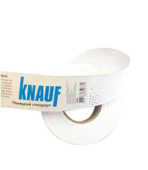 Лента бумажная Knauf для швов гипсокартона 52 мм 150 м