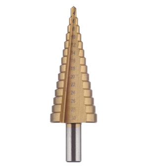Сверло по металлу Практика (036-483) 4-30 мм Р6М5-TIN ступенчатое (1 шт.)