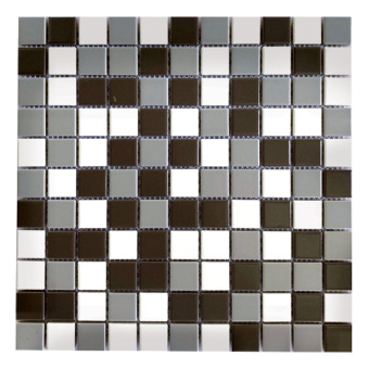 Мозаика Lavelly Urban черно-белый матовый из керамогранита 300х300х5 мм