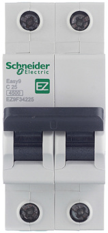 Автомат 2P 25А тип С 4.5 kA Schneider Electric Easy9