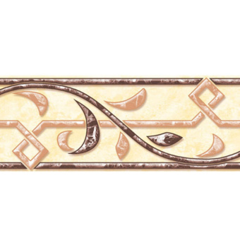 Плитка бордюр Нефрит-Керамика Саяны бежевая 200x60x7 мм