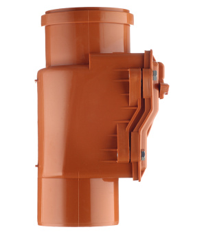 Клапан обратный Pro Aqua Terra d110 мм пластиковый для наружной канализации