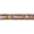 Плитка бордюр Евро-Керамика Монтерросо коричневая 300x65x7 мм