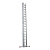 Лестница трансформер Новая высота NV 100 трехсекционная алюминиевая 3х17 профессиональная