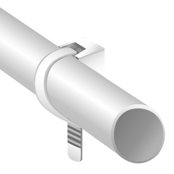 Ремешок для кабеля и труб 16-32 белый (30 шт.)