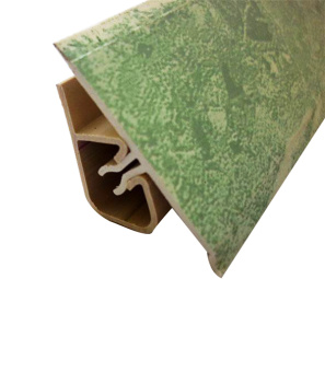 Уголок двухсоставной для кафельной плитки внутренний самоклеящийся 25х25х1800 мм зеленый кимберлит с фурнитурой