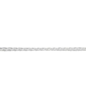 Шнур вязанный полипропиленовый 8 прядей белый d2 мм 50 м