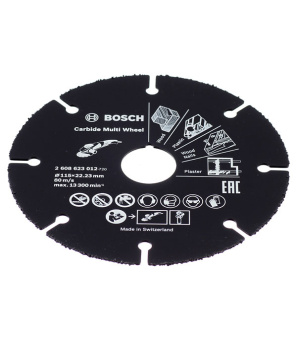 Круг отрезной универсальный Bosch (2608623012) 115х22х1 мм