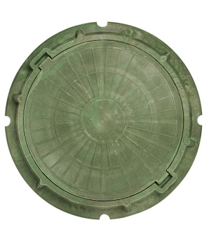 Люк полимерно-композитный легкий зеленый 750х70 мм 1,5 т
