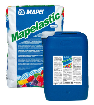 Гидроизоляция двухкомпонентная Mapei Mapelastic (A+B) 32 кг