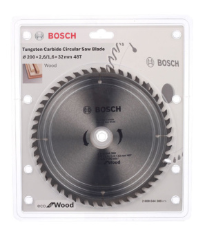 Диск пильный по дереву Bosch Optiline ECO (2608644380) 200х32х2,5 мм 48 зубьев