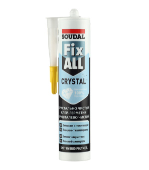 Клеи-герметик Soudal Fix All Crystal прозрачный 290 мл