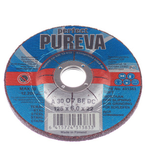 Круг зачистной по металлу Pureva (431383/13833) 125х22х6 мм