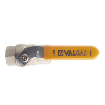 Кран шаровой газовый VALTEC (VT.271.N.04) 1/2 ВР(г) х 1/2 ВР(г) ручка