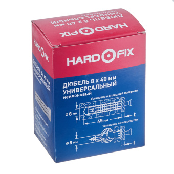 Дюбель универсальный Hard-Fix 8x40 мм нейлон (100 шт.)