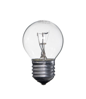 Лампа накаливания Philips E27 60W Р45 шар CL прозрачная