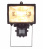 Прожектор галогенный 150 Вт с датчиком движения черный