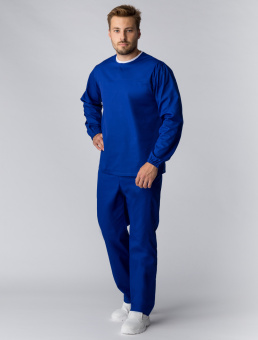 Мужской костюм ХАССП-Стандарт (ткань Оптима, 160), васильковый
