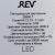 Светильник светодиодный REV 24 Вт 4000 К 285 мм