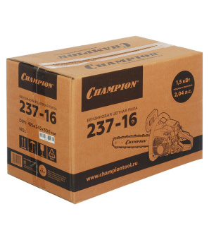 Бензопила Champion 237 2,04 л.с. 16" шаг 3/8" паз 1,3 мм 56 звеньев