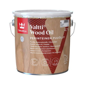 Масло Tikkurila Valtti Puuoljy для наружных деревяных поверхностей основа EC 2,7 л