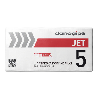 Шпаклевка полимерная Danogips Dano Jet 5 выравнивающая 25 кг