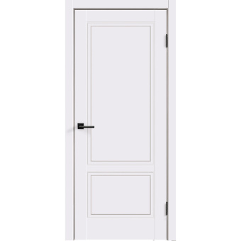 Дверное полотно VellDoris Ольсен белое глухое эмаль 600х2000 мм