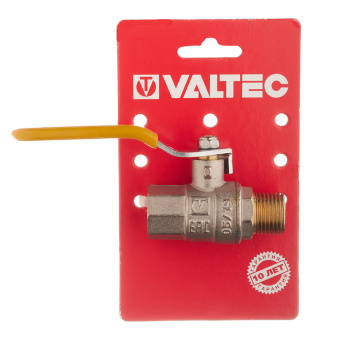 Кран шаровой газовый VALTEC (VT.272.N.04) 1/2 ВР(г) х 1/2 НР(ш) ручка