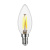 Лампа светодиодная REV филаментная E14 С37 свеча 7 Вт 4000 K дневной свет