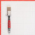Кисть плоская Anza 35 мм искусственная щетина прорезиненная ручка