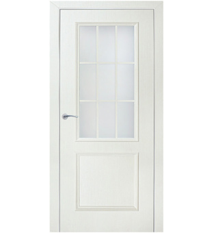 Дверное полотно Mario Rioli Altro бьянко со стеклом ламинированная финишпленка 700x2000 мм
