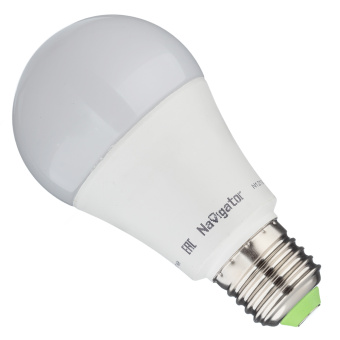 Лампа Navigator светодиодная низковольтная груша A60 12Вт 24/48В 4000K нейтральный свет E27