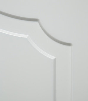 Дверное полотно Принцип Арктика белое со стеклом эмаль 700x2000 мм