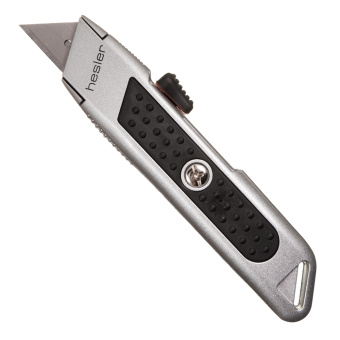 Нож с выдвижным лезвием Hesler металлический корпус 19 мм