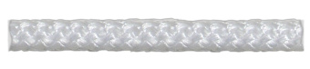 Шнур вязанный полипропиленовый 8 прядей белый d6 мм