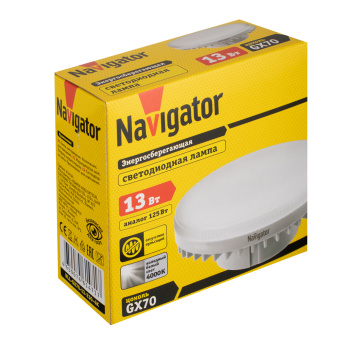 Лампа светодиодная Navigator GX70 13 Вт 4000 K дневной свет