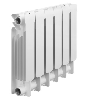 Радиатор биметаллический 1" Rifar Base 350, 6 секций