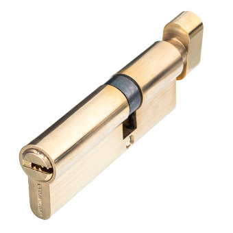 Цилиндр Palladium C BK PB 90 (35х55) мм ключ-вертушка латунь