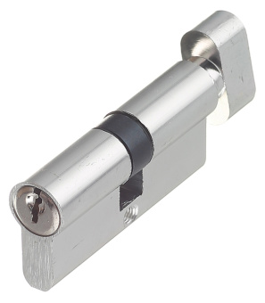 Цилиндр ФЗ E AL 70 T01 CP 70 (35х35) мм ключ-вертушка хром
