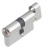 Цилиндр ФЗ E AL 60 CP Т01 60 (30х30) мм ключ-вертушка хром
