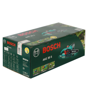 Электропила цепная Bosch AKE 30 S (600834400) 1800 Вт 12" шаг 3/8" паз 1,1 мм 45 звеньев